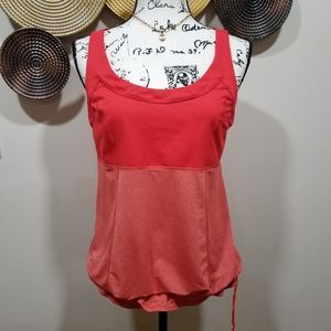 LULULEMON Tank Top Racerback Orange Red Color, SIZE L.